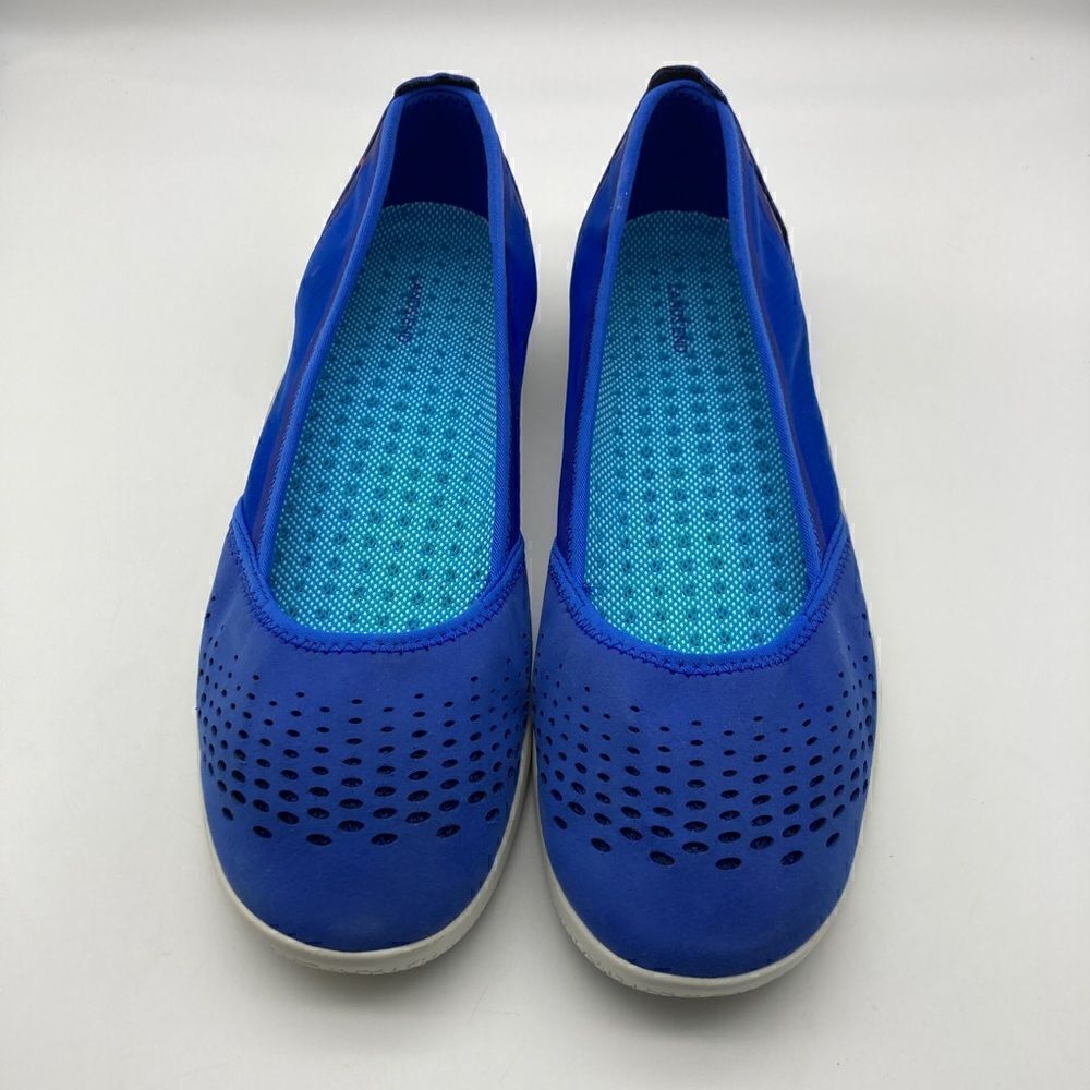 Lands’End Women’s Water Ballet Flats Blue Color Size 9B Like New